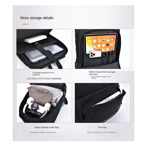 Sac À Dos Élégant Et Robuste Pour Travail Et Études Avec Protection Anti-vol