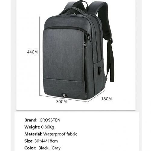 Sac À Dos Étanche Multifonctionnel, Port Usb, Sac Pour Pc 15.6 Pouces