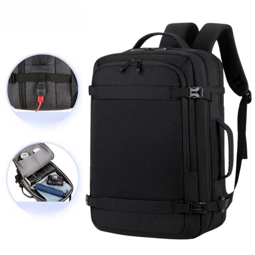 Sac À Dos Imperméable Avec Port Usb, Idéal Pour Ordinateur Portable 17 Pouces thumbnail 3