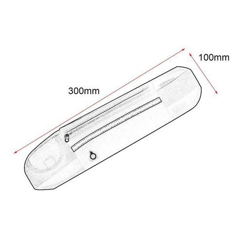Sport Sac Banane Imperméable, Poitrine Décontracté Ceinture De Téléphone Étanche thumbnail 2