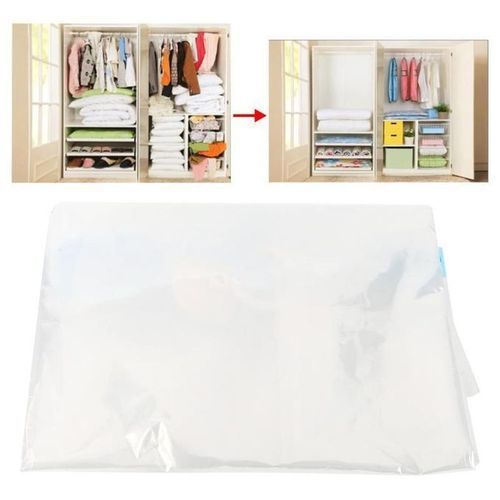 Pack 8 Sac Sous Vide De Stockage Organisateur Pour Vêtements Couette 80 X 60 Cm thumbnail 1