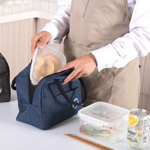 Sac À Lunch Isotherme Réutilisable Pour Travail, Voyages, Plage, Pique-nique thumbnail 3
