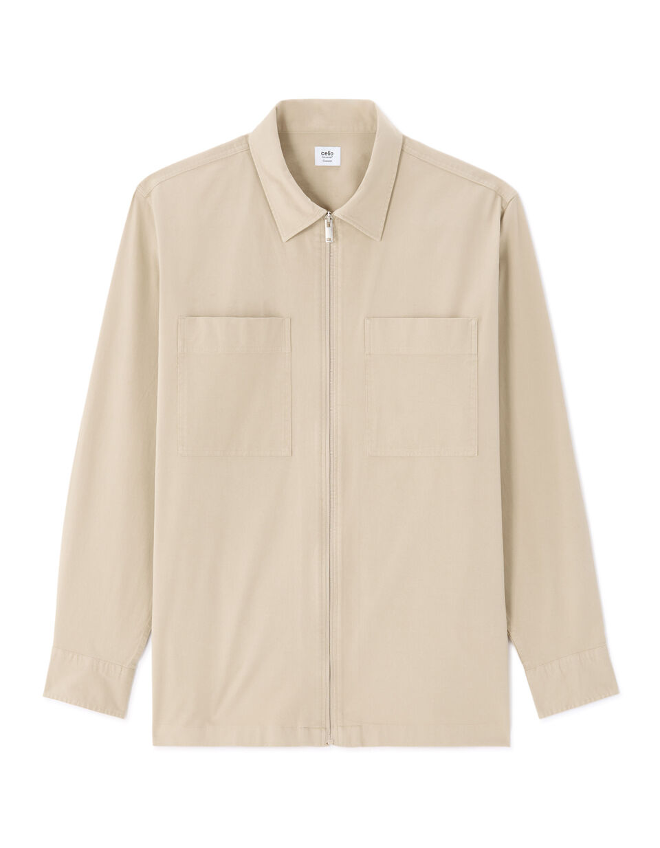 Surchemise Overshirt Zippée Unie