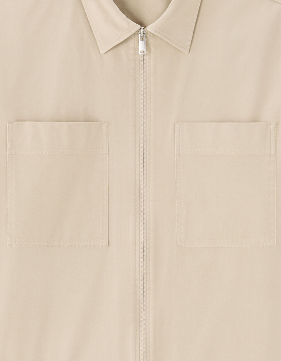 Surchemise Overshirt Zippée Unie thumbnail 2