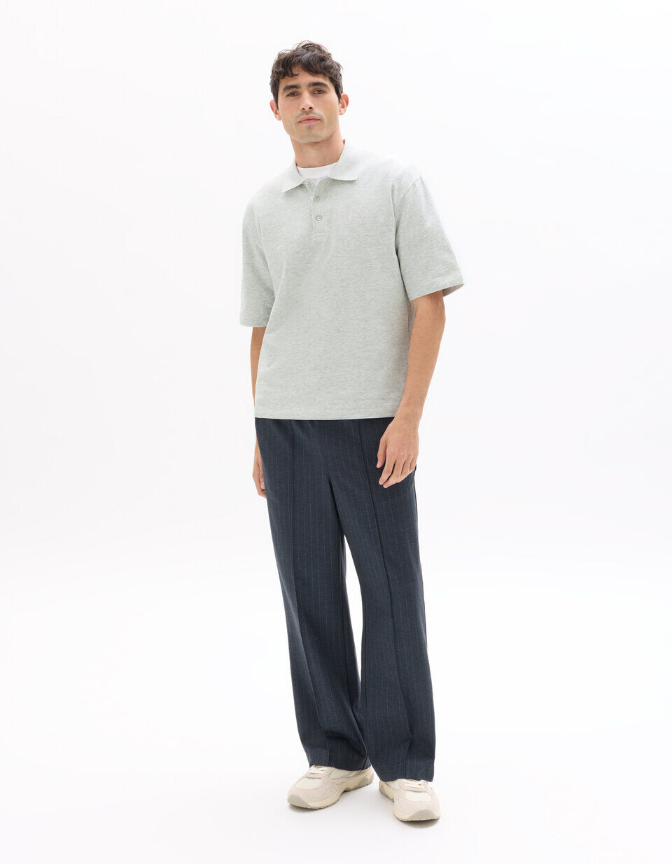 Polo Oversize 100% Coton French Terry