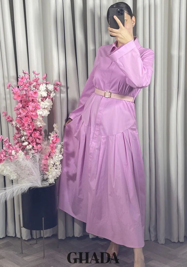 Robe Longue Avec Ceinture