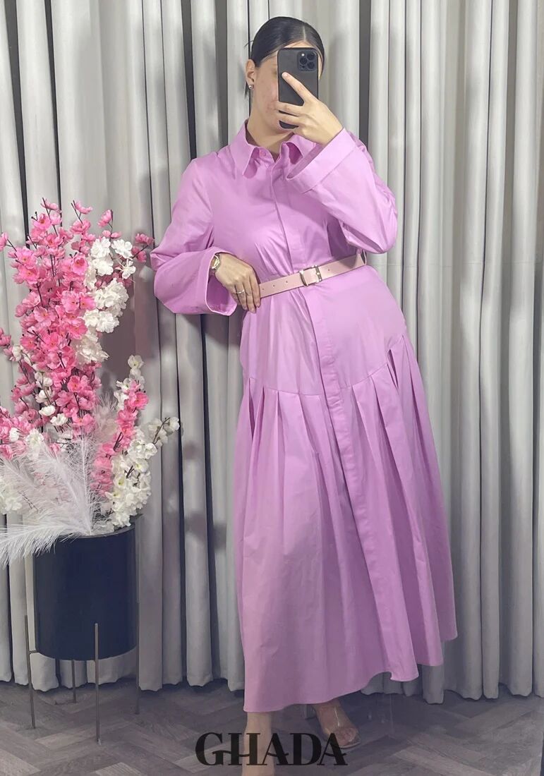 Robe Longue Avec Ceinture thumbnail 4