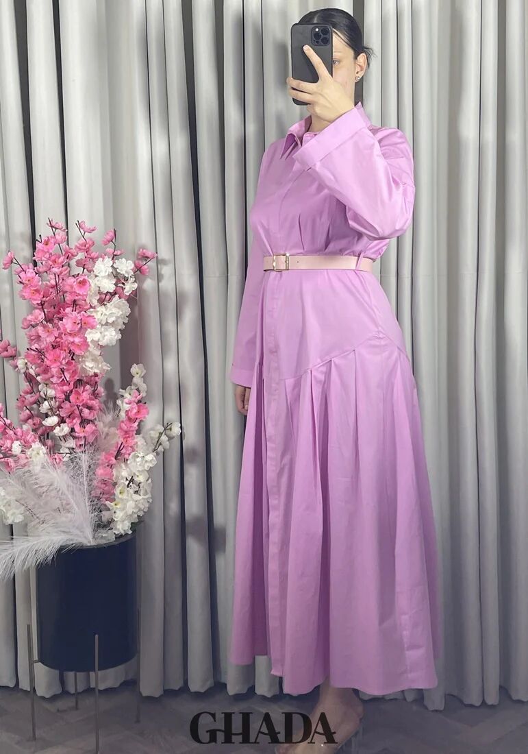 Robe Longue Avec Ceinture thumbnail 3