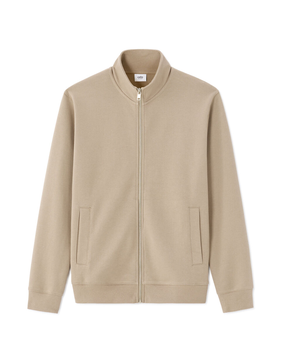 Sweat Zippé Regular Piqué