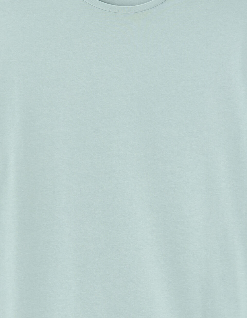 T-shirt Slim Col Rond En Coton Stretch thumbnail 2
