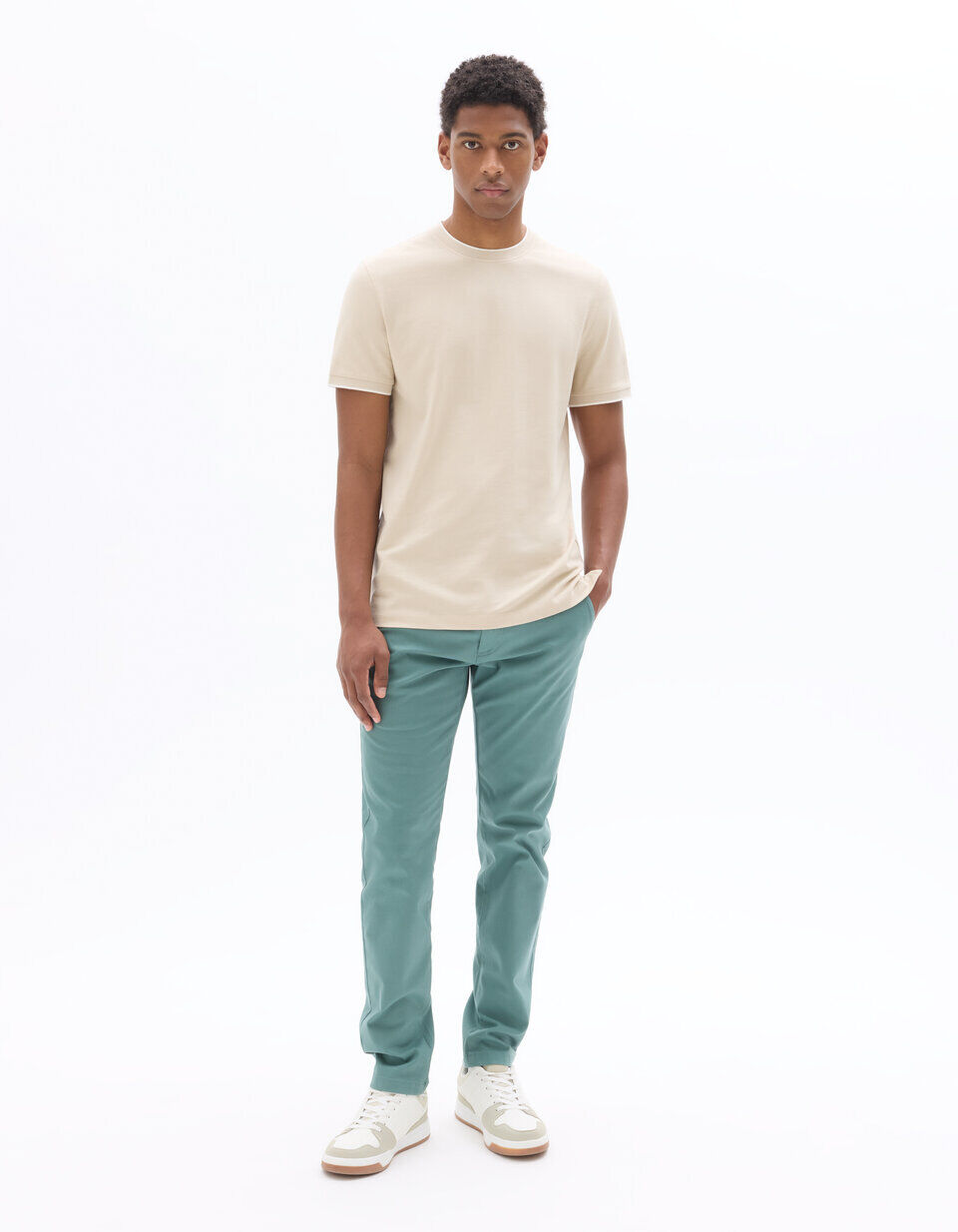 Pantalon Chino Slim En Coton Stretch thumbnail 3