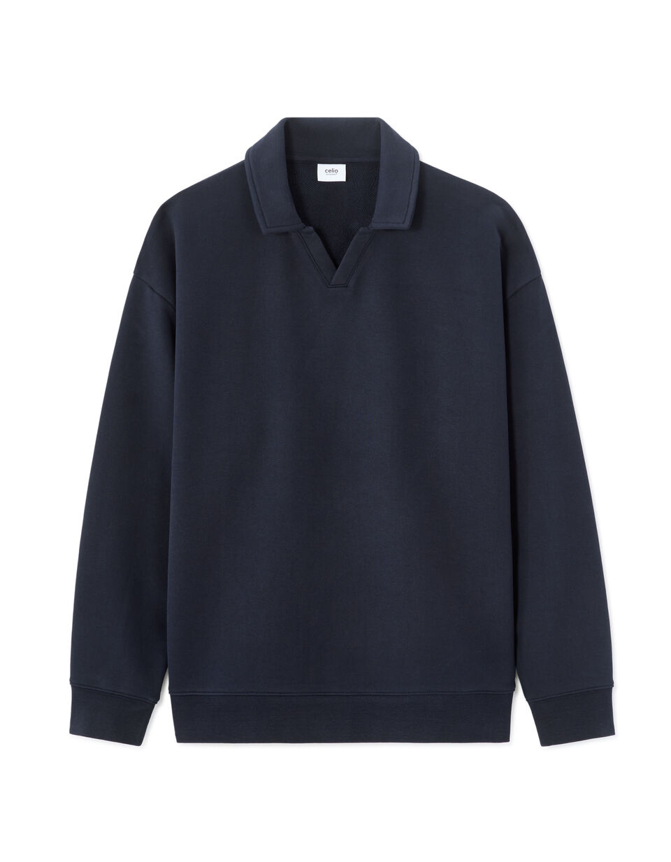Sweat Loose Col Polo 100% Coton thumbnail 3
