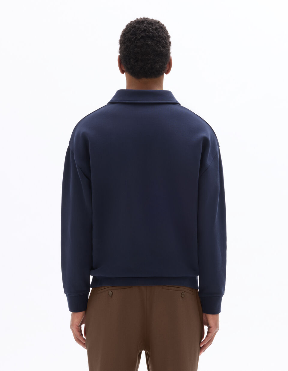 Sweat Loose Col Polo 100% Coton thumbnail 4