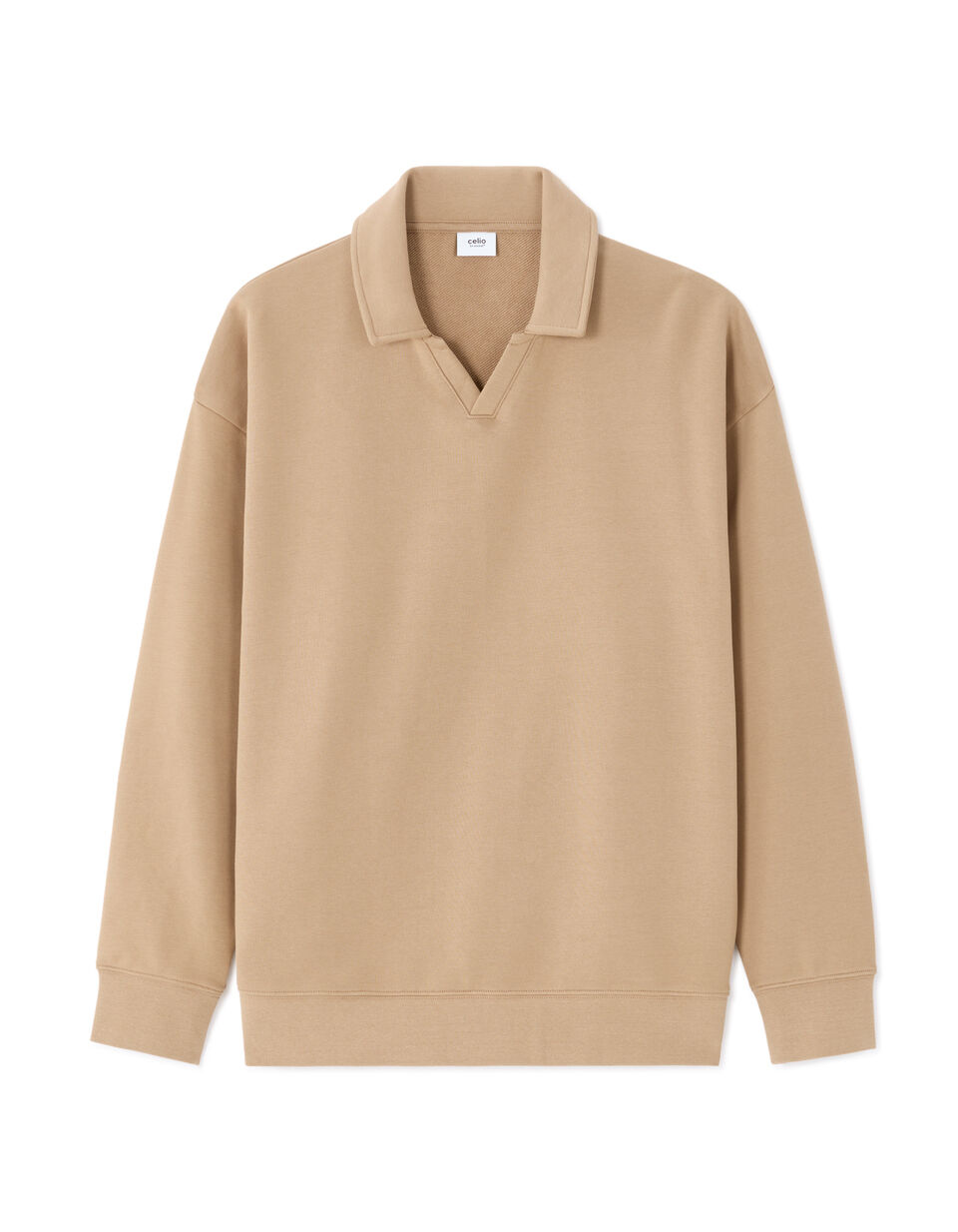 Sweat Loose Col Polo 100% Coton