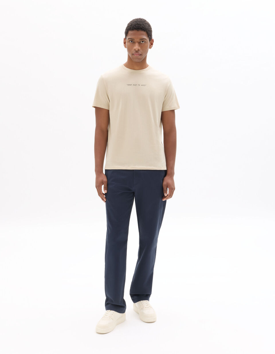 Pantalon Chino Straight En Coton Stretch Longueur Standard thumbnail 4