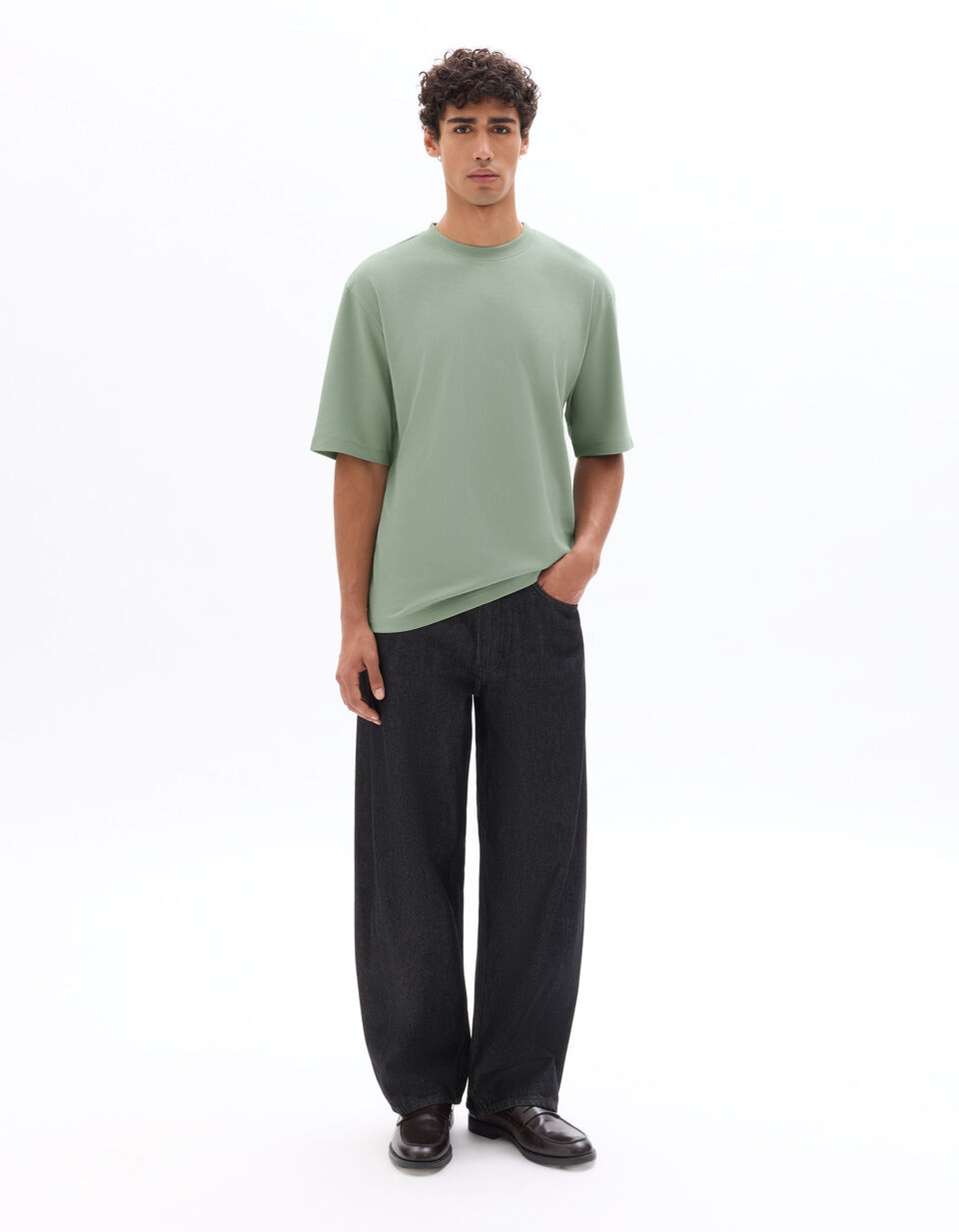 T-shirt Infroissable Oversize Col Rond thumbnail 2