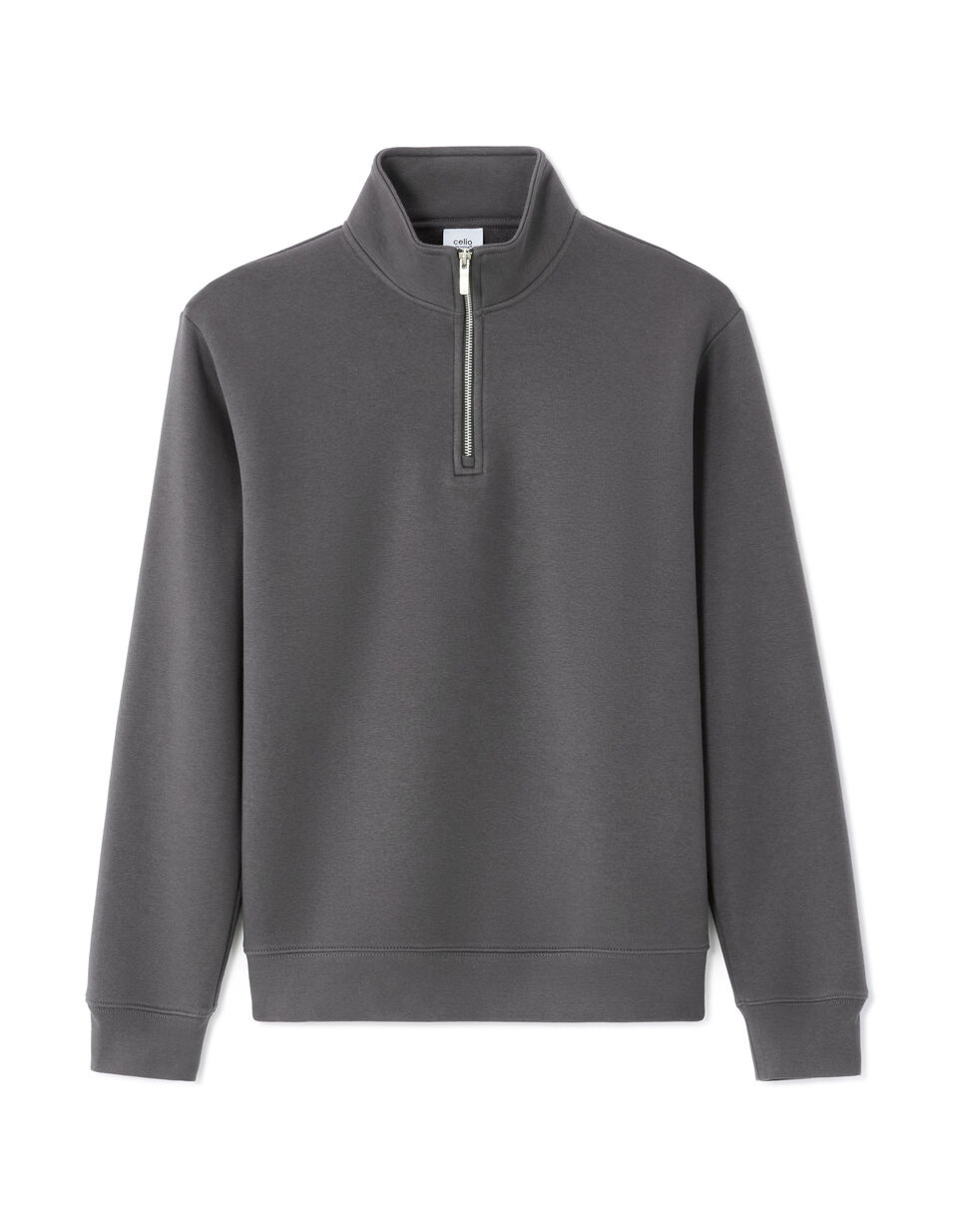 Sweat Regular Col Camionneur Uni