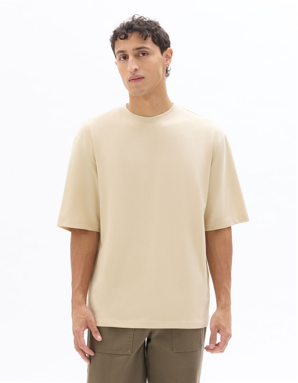T-shirt Infroissable Oversize Col Rond thumbnail 2