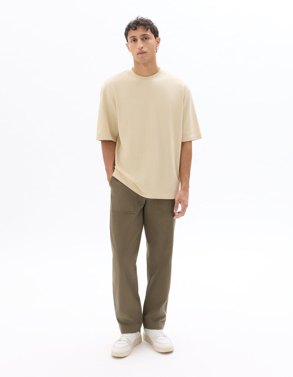 T-shirt Infroissable Oversize Col Rond thumbnail 3