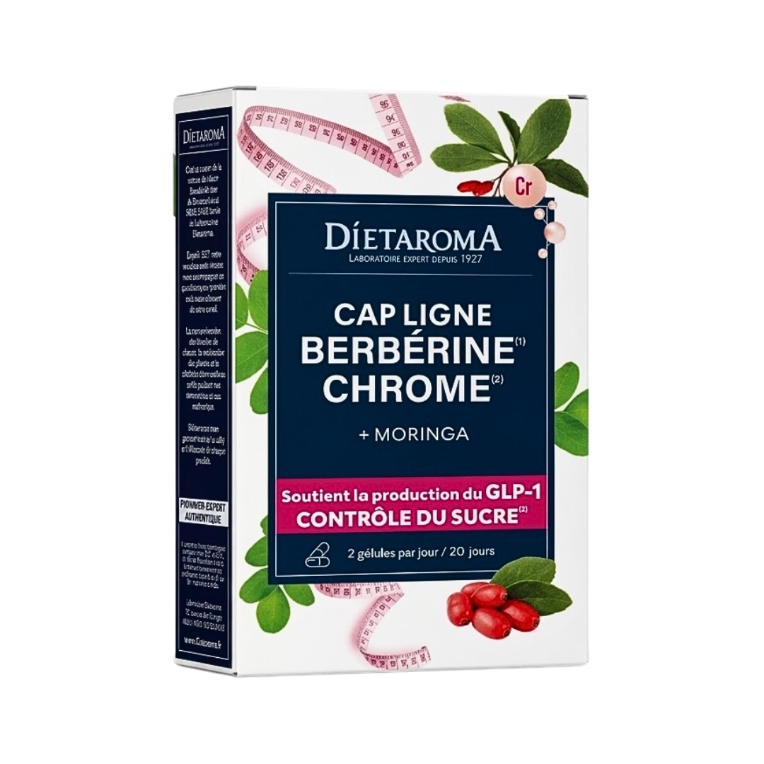 Cap Ligne Berberine Chrome 40 Gelules