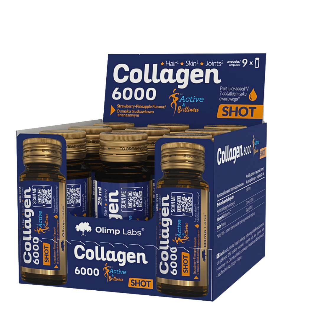 Collagen 6000 Hair Skin Joints 9 Ampoules