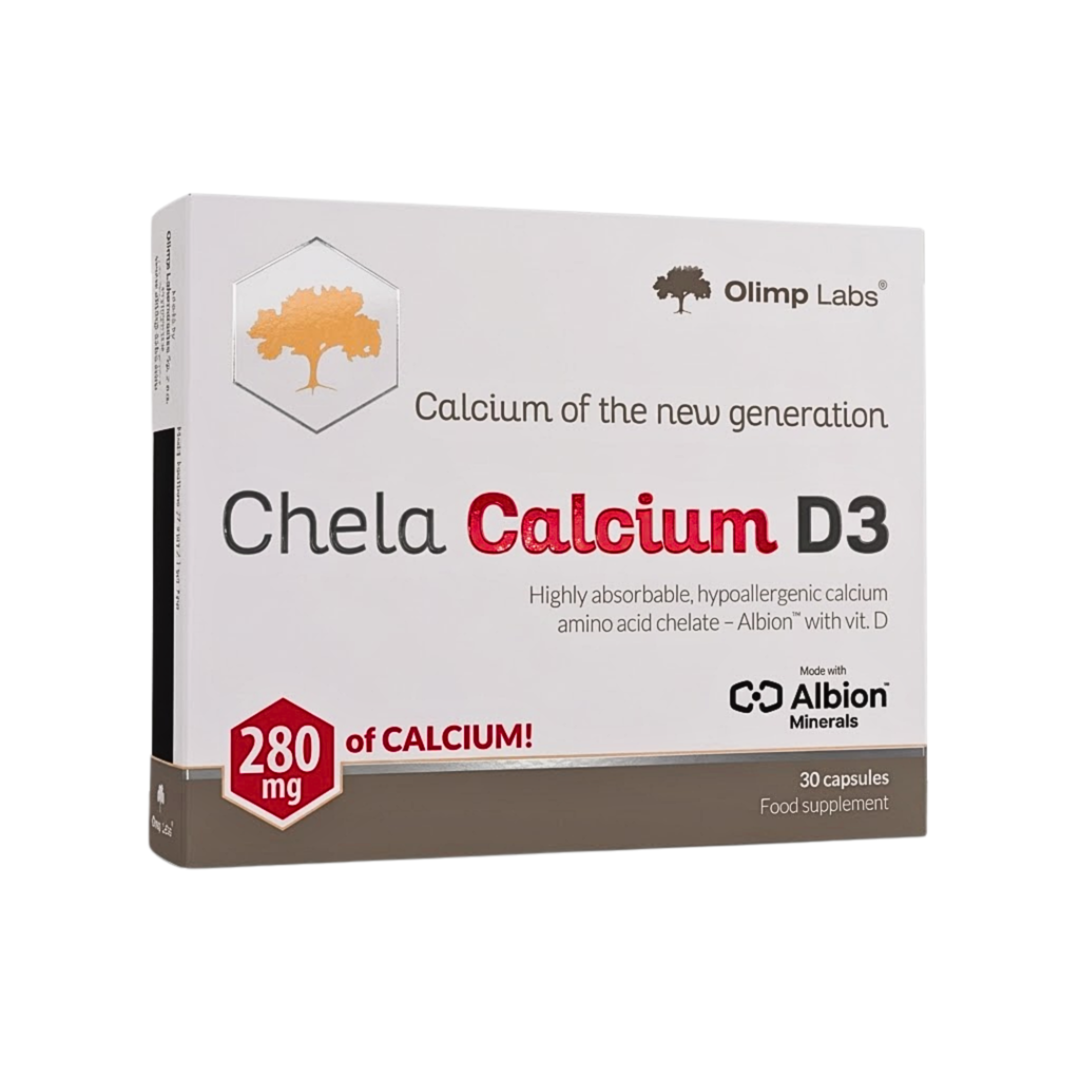 Chela Calcium D3 280 Mg De Calcium 30 Capsules