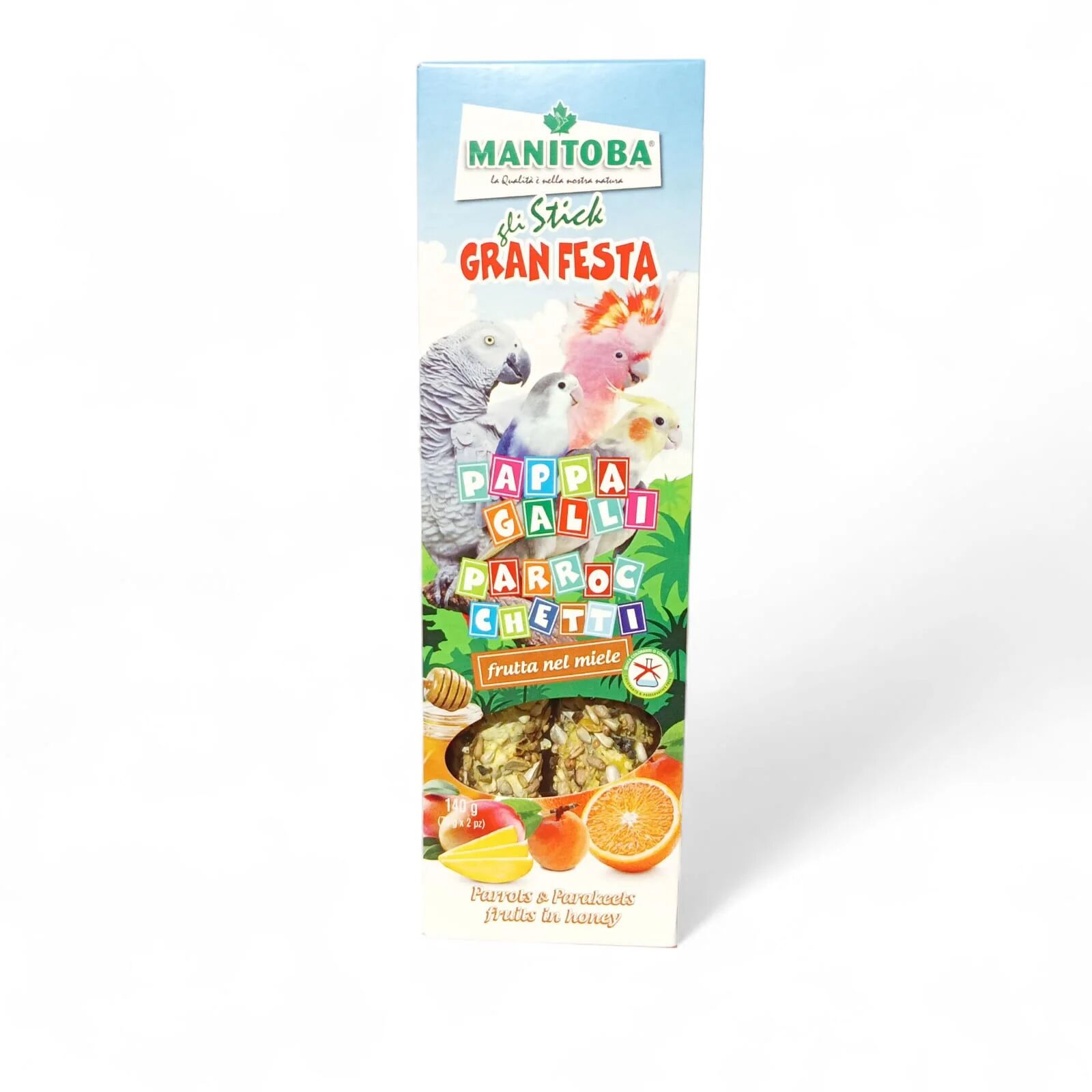 Stick Parakeets Fruits Treats, 120g