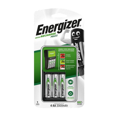 Chargeur De Batteries Aa - Aaa Et 4 Piles Rechargeables Aa Ni-mh 2000 Mah