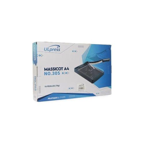 Massicot A4 Coupe Papier – 16 Feuilles Avec Tête De Coupe De Sécurité