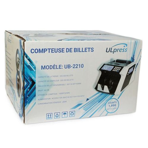 Compteuse De Billets Professionnelle Valeurs Triés Et Détécteur Uv/mg/ir