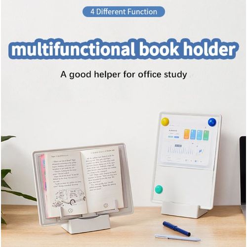Tableau Blanc Magnétique Avec Support De Livre Portable Multifonctionnel