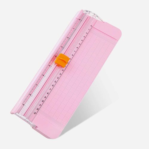 Massicot A5 Coupe Papier Portable Avec Protection Des Mains – Rose thumbnail 3