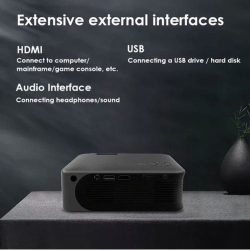 Projecteur Domestique / Mini Projecteur 3000 Lumens, Résolution Hd 1080p