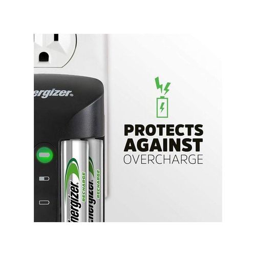 Energizer Chargeur Piles Rechargeables Aa Et Aaa, Recharge Pro (4 Piles Aa Incluses) thumbnail 3