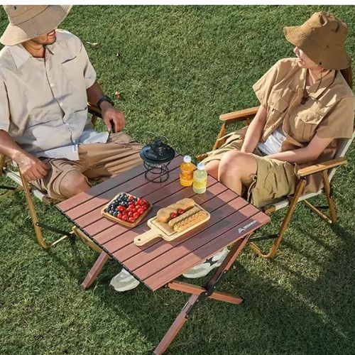 Table Pliable De Jardin Camping 60x60x45 Cm Pique-nique thumbnail 3