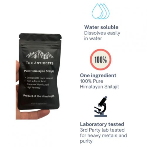 Résine Shilajit Himalaya 100% Pure 50 G Détox Immunité Mémoire thumbnail 1