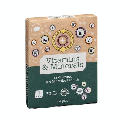 Complément Nutritionnel À Base De Vitamines Minéraux, 30 Capsules
