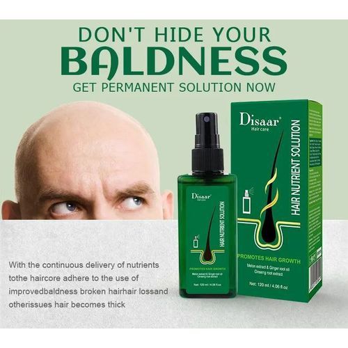  Spray De Traitement Naturel Pour Les Cheveux, Avec Derma Roller 0.5mm
