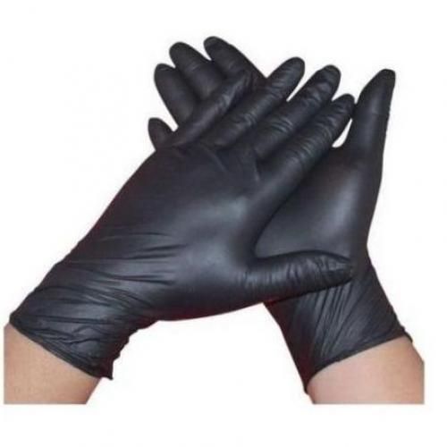 Gants Nitrile Noir 100/boite, Sans Latex /sans Poudre,qualité Médicale- S -