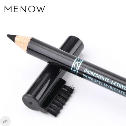 Crayon Et Peigne À Sourcils Imperméable - Noir