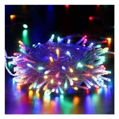 Guirlande Lumineuse 8 Modes 8 Led / Multi-couleur / Lumières De Noël 10m Led.