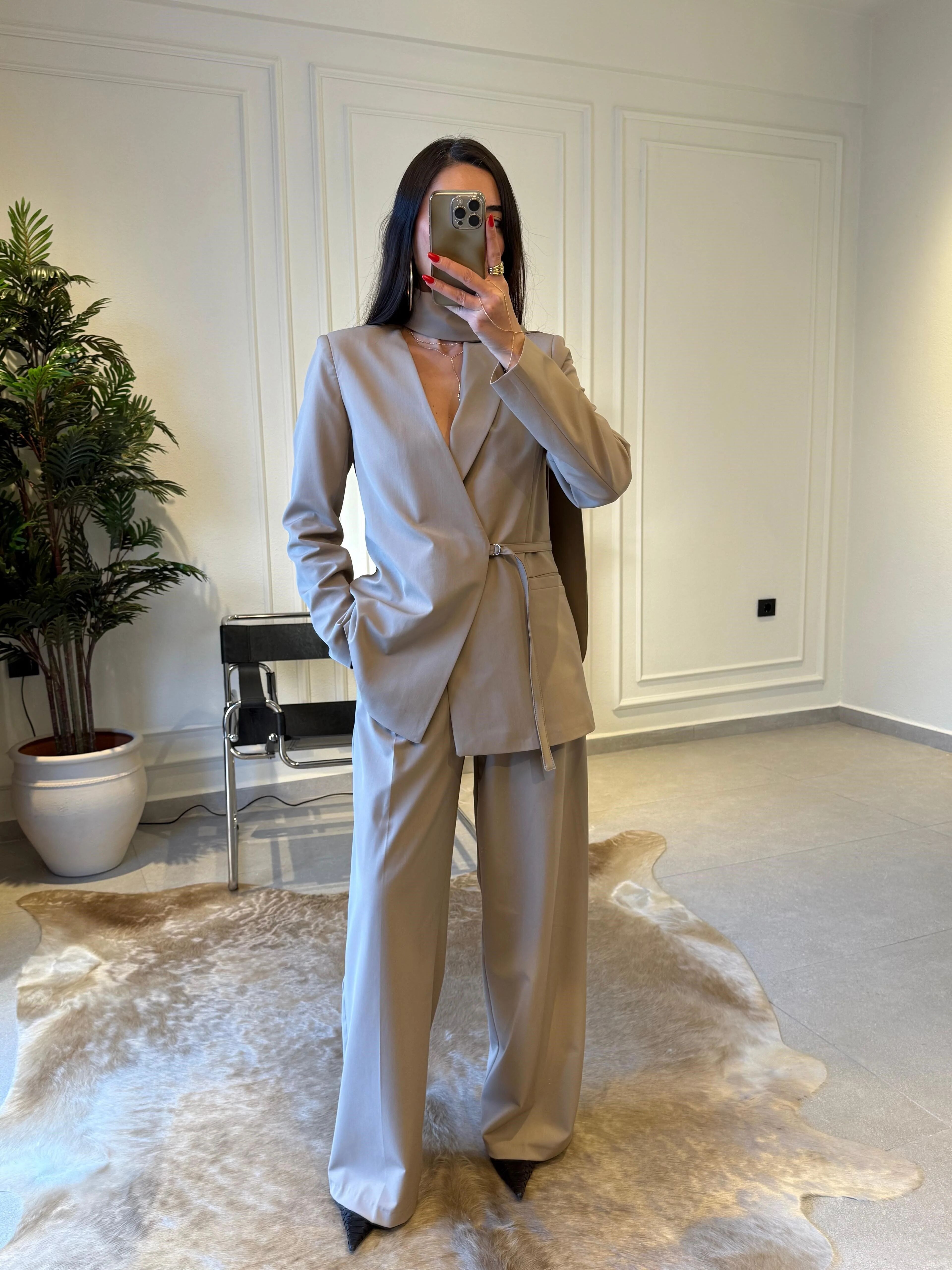 Ensemble Tailleur Sable Signature thumbnail 1