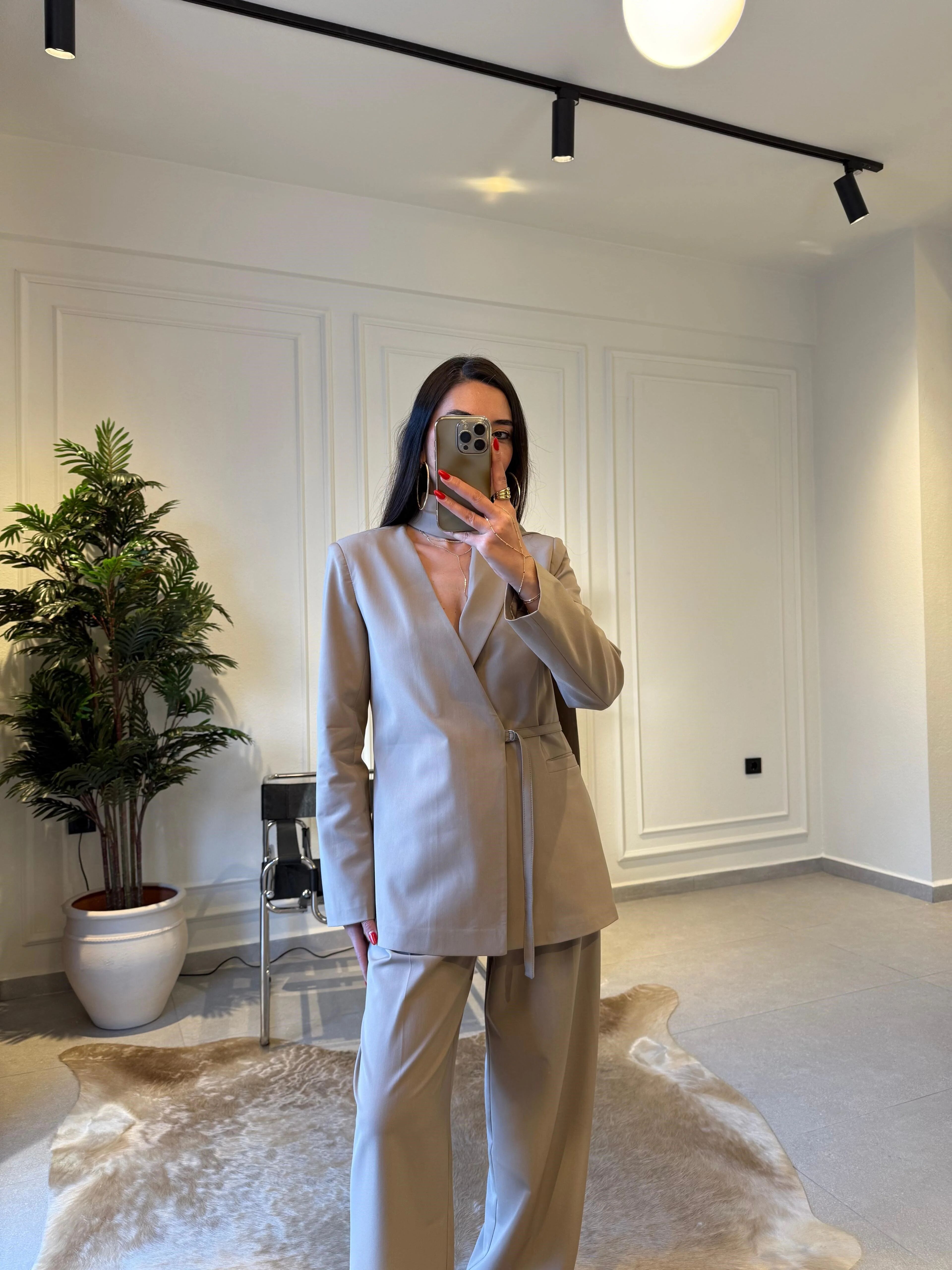 Ensemble Tailleur Sable Signature thumbnail 4