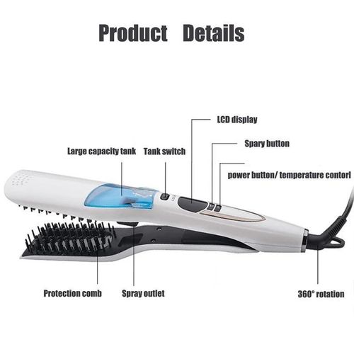Professionnel Lisseur Brosse À Vapeur Avec Ecran Lcd thumbnail 3