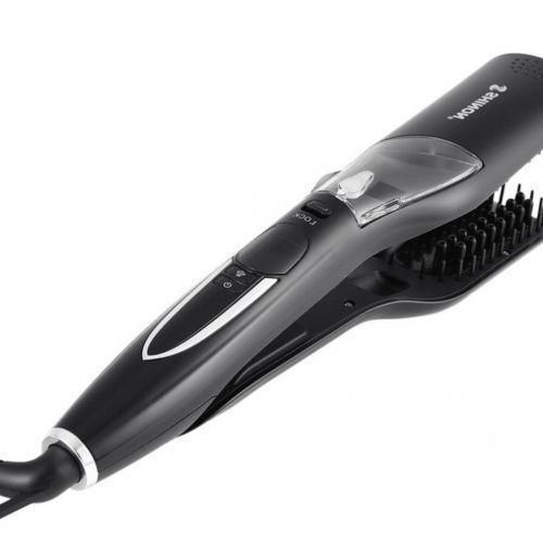 Lisseur Peigne Vaporisateur Vapeur Fer Plat Défriser Les Cheveux - Lcd Numérique