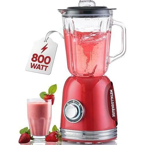 Mélangeur Mixer Récipient En Verre 1,5l Mode Turbo 4 Couteaux -800 W