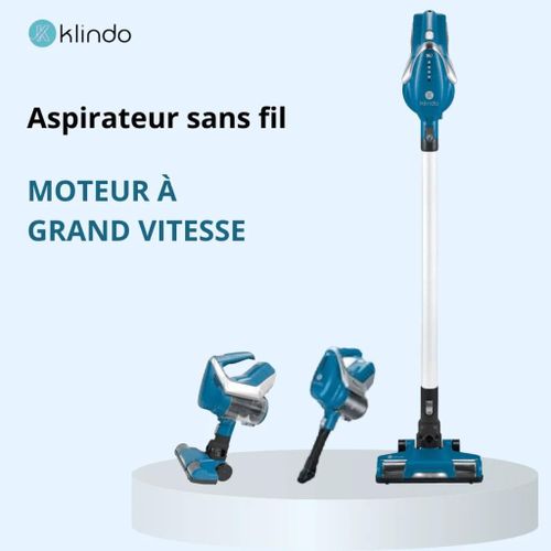 Aspirateur Balai Multifonction Sans Fil Kvcm296-22 Bleu 0,7l