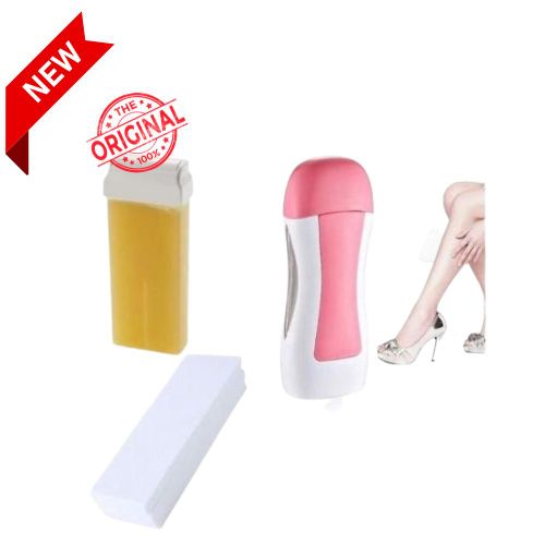 Appareil Chauffe Cire Portatif Dépilateur + Cartouche Cire + 100 Bandes Papier thumbnail 3