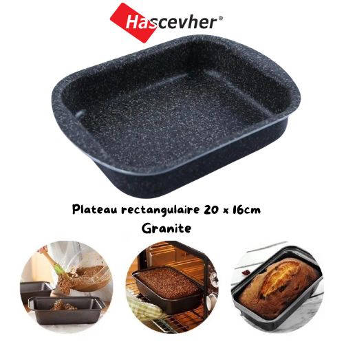 Plateau Rectangulaire – 20 X 16cm - 1,4 L - Lavilla