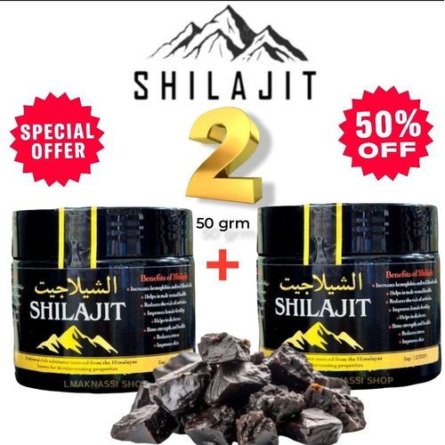 Pack De 2 Shilajit Naturel Himalaya 50grm